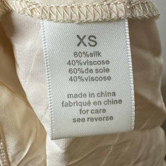 NWT Ronny Kobo Lillian Tapioca Zebra Silk Blend Puff Sleeve Mini Dress Size XS - Picture 17 of 17